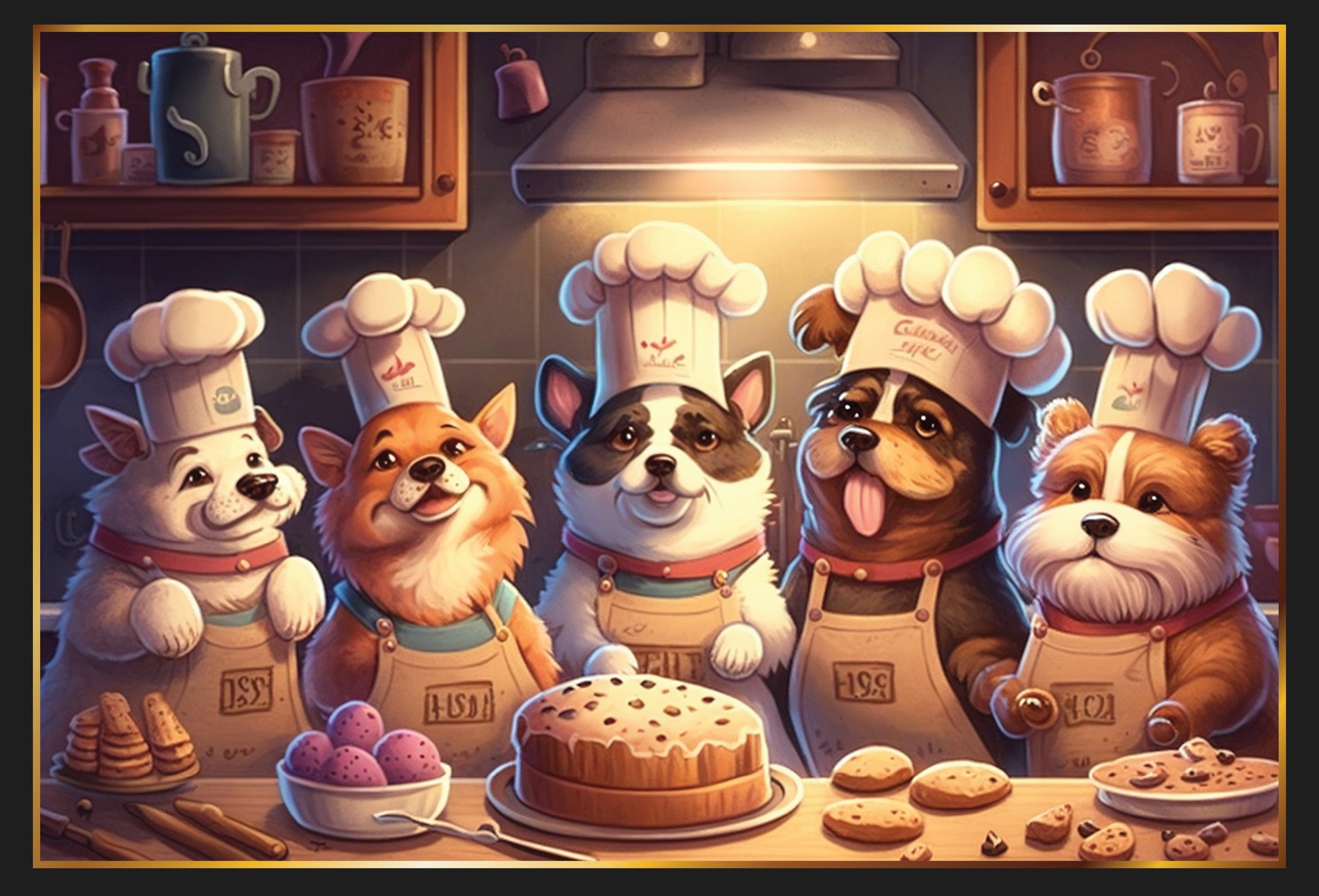 Baking Dogs - 1000 pieces - Piece Of Mind