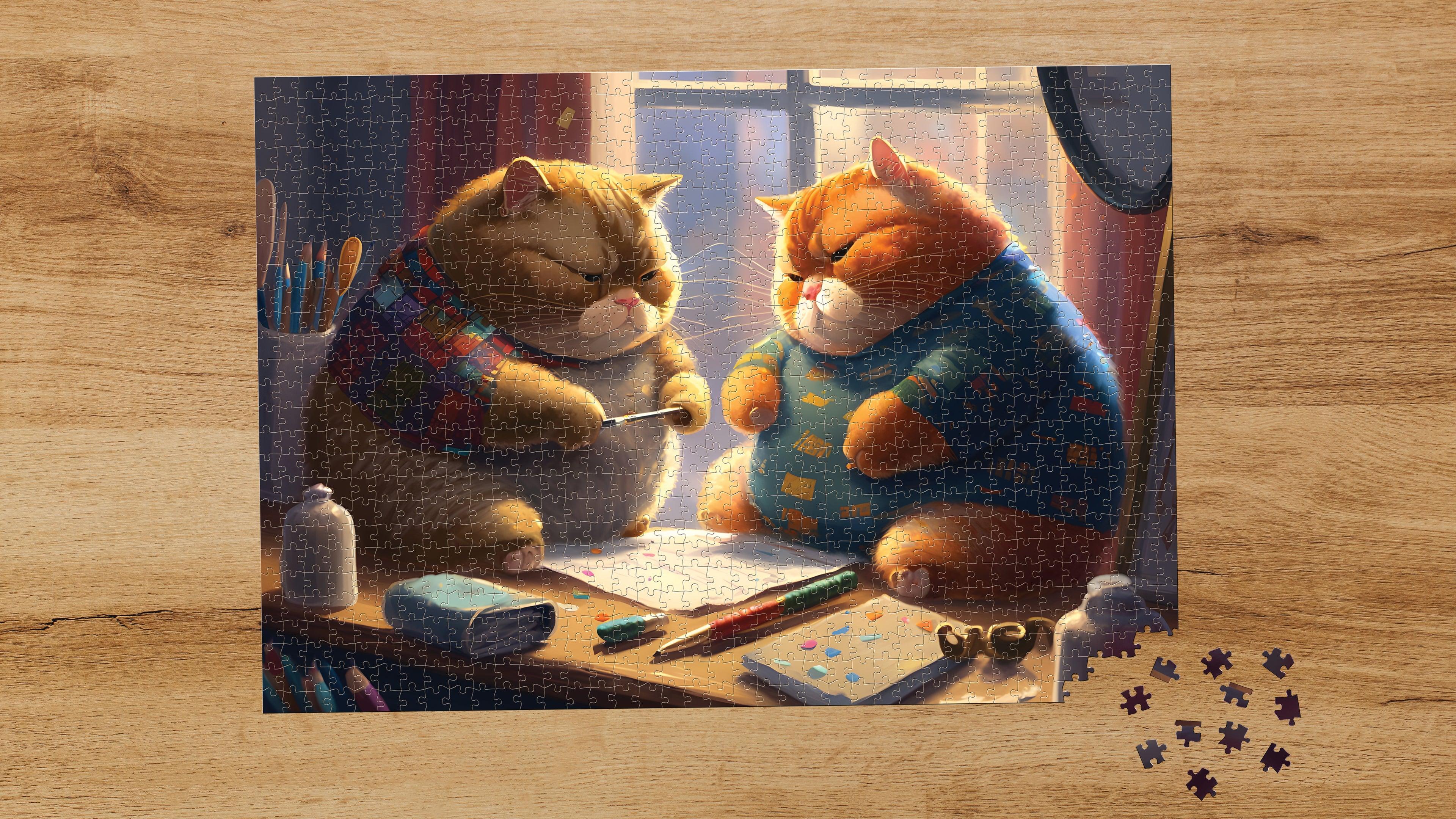 Chubby cats - 1000 pieces - Piece Of Mind