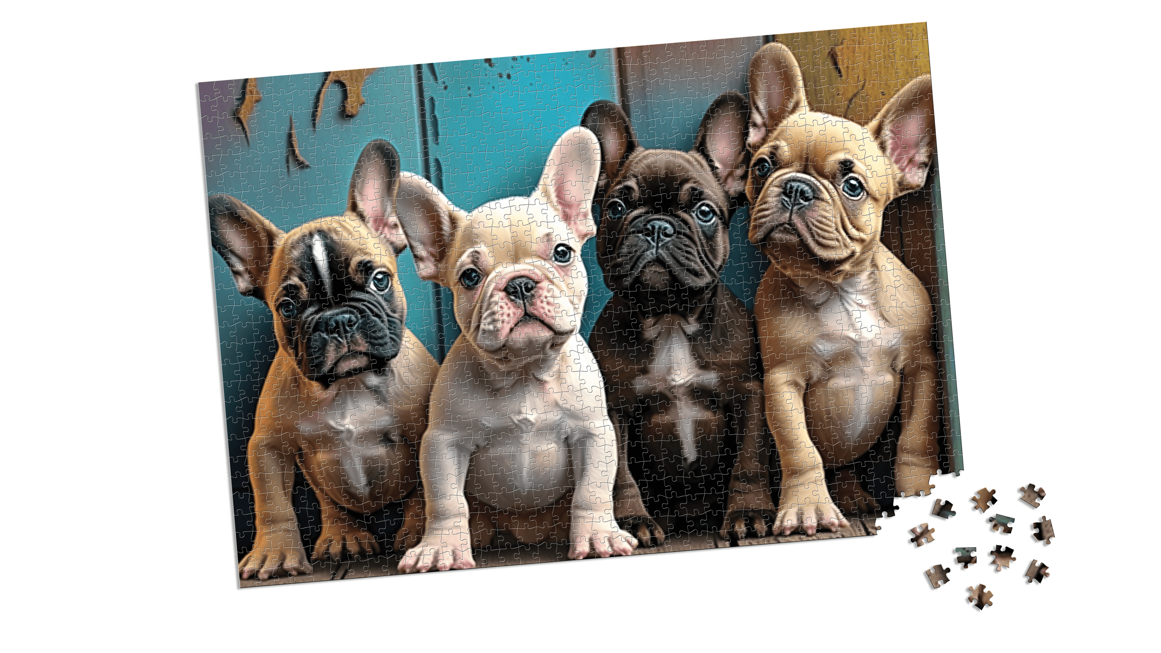 Frenchie Frenzy - 1000 pieces - Piece Of Mind