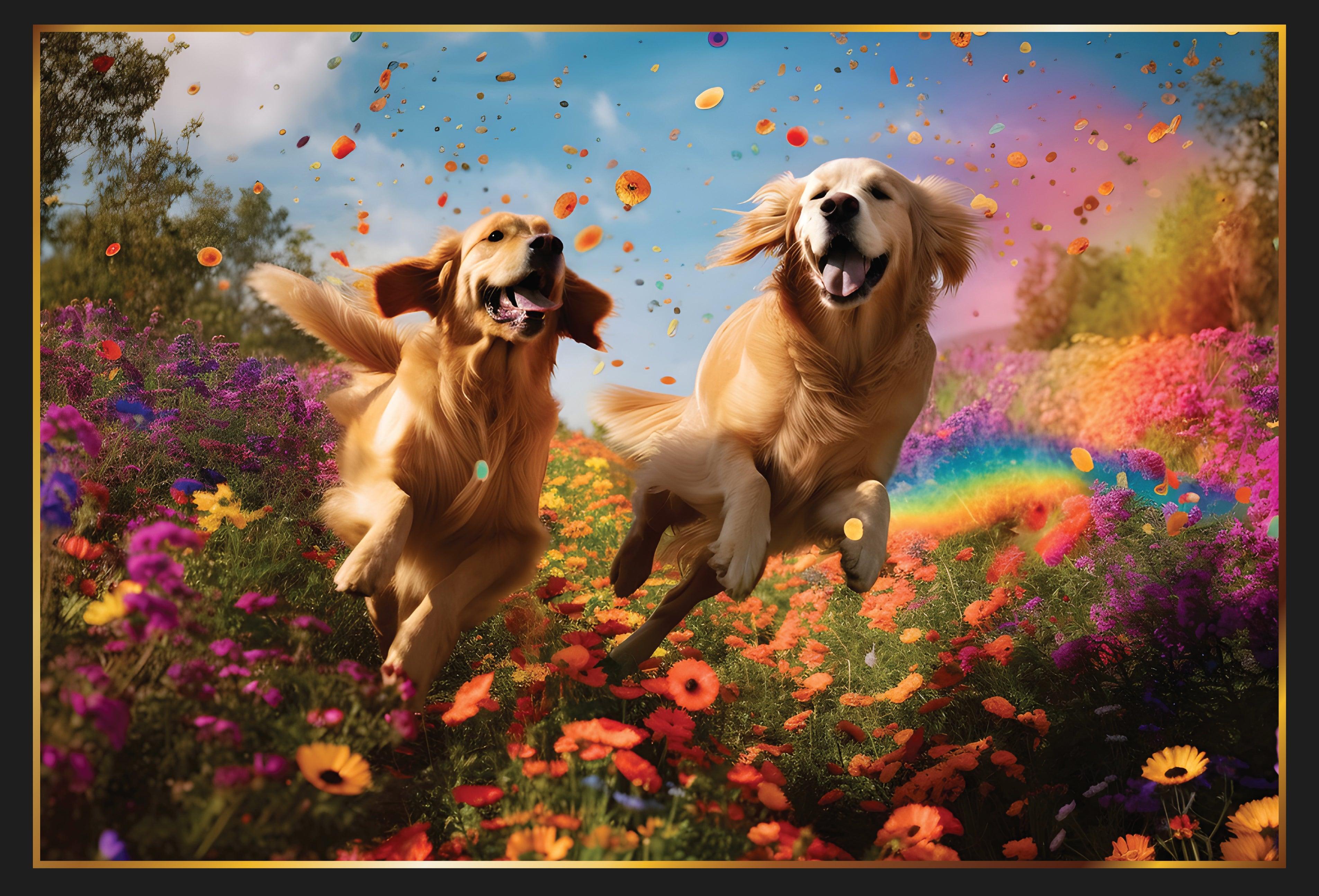 Golden retriever joy - 1000 pieces - Piece Of Mind