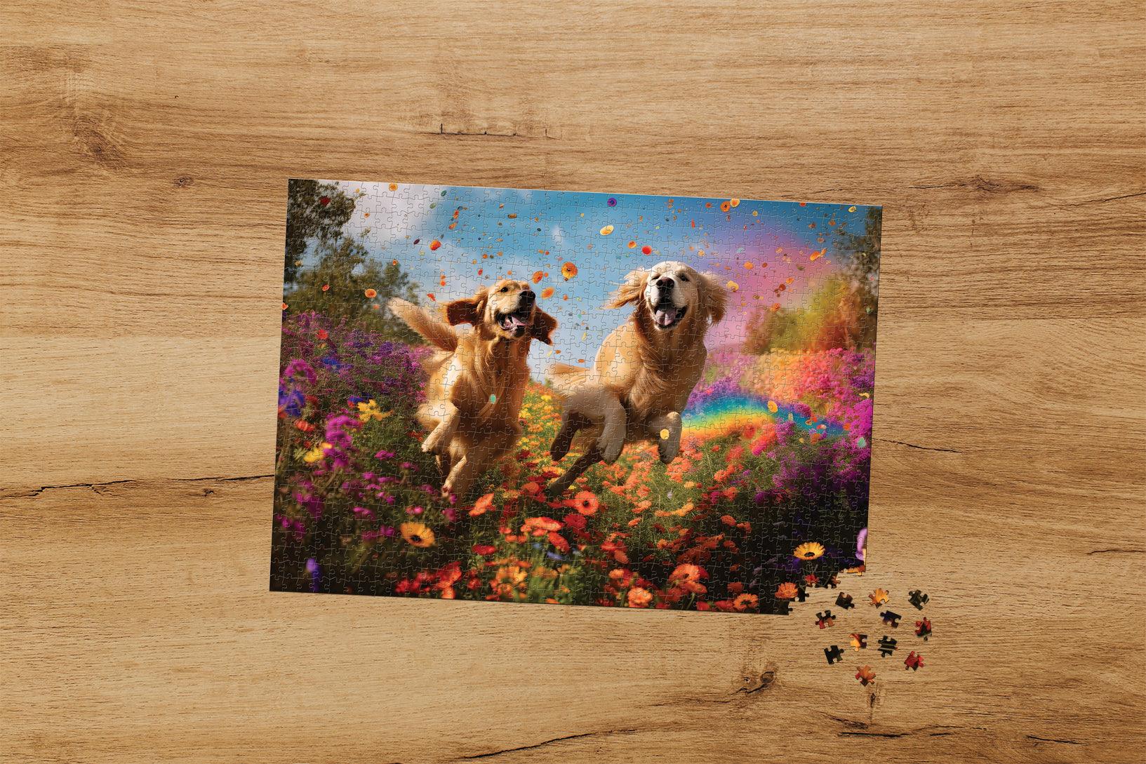 Golden retriever joy - 1000 pieces - Piece Of Mind