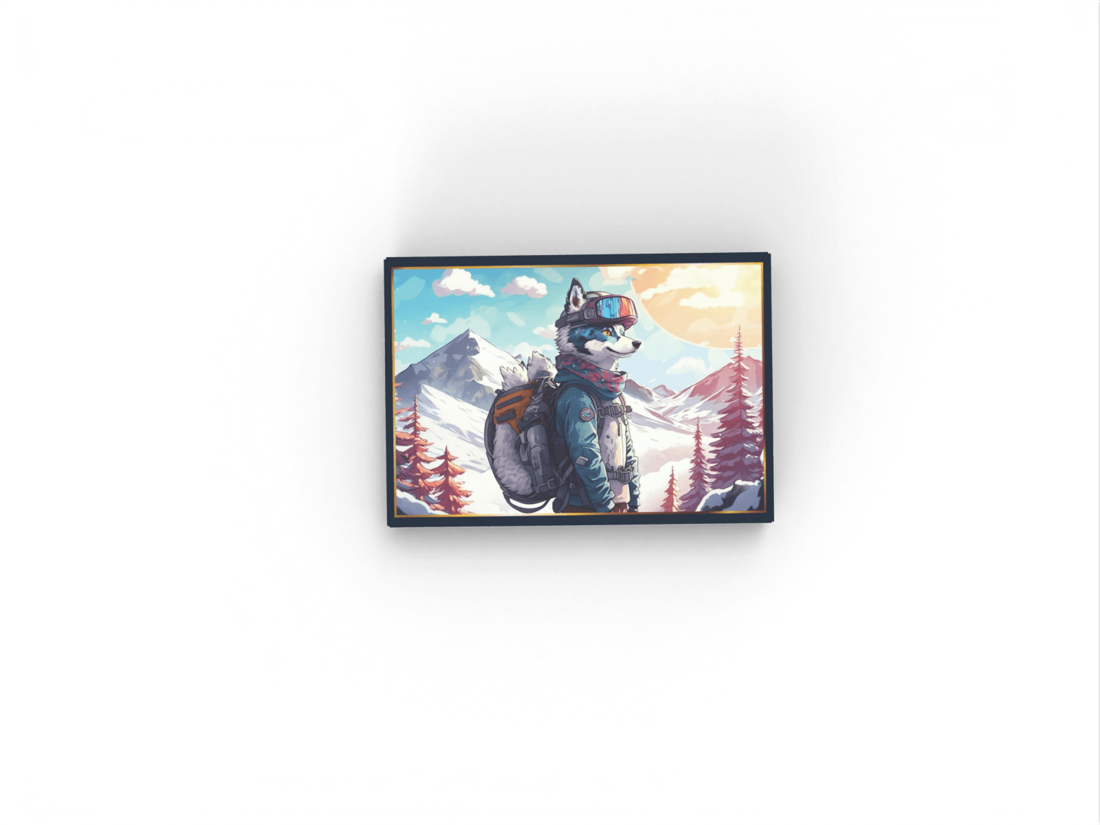 Husky snowboarder - 1000 pieces - Piece Of Mind