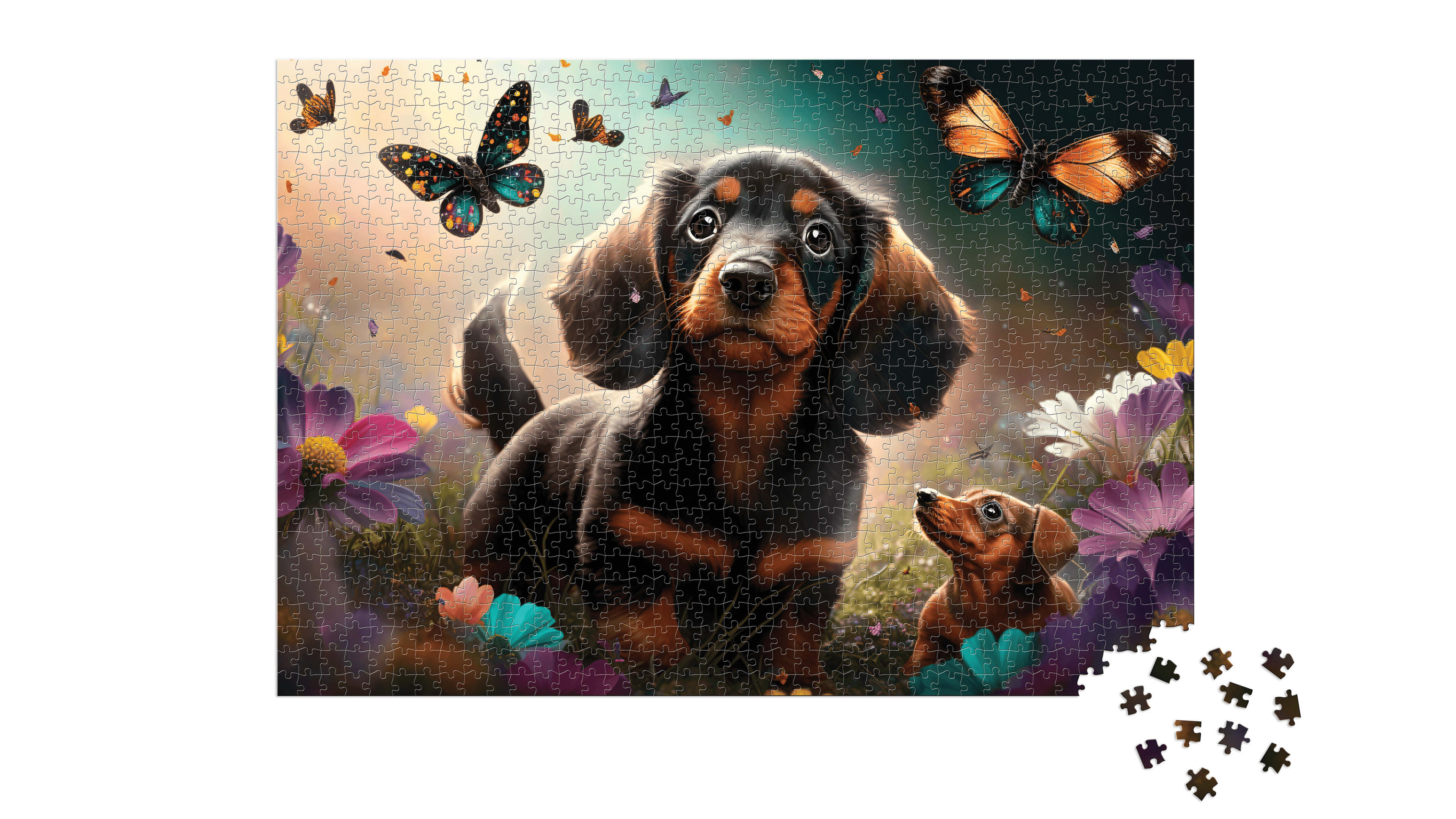 Teckel adventure - 1000 pieces puzzle - Piece Of Mind